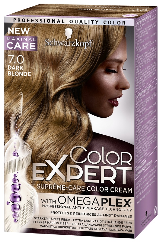 Стойкая краска schwarzkopf color expert для волос 7 0 темно-русый